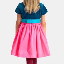 Girl color block dress