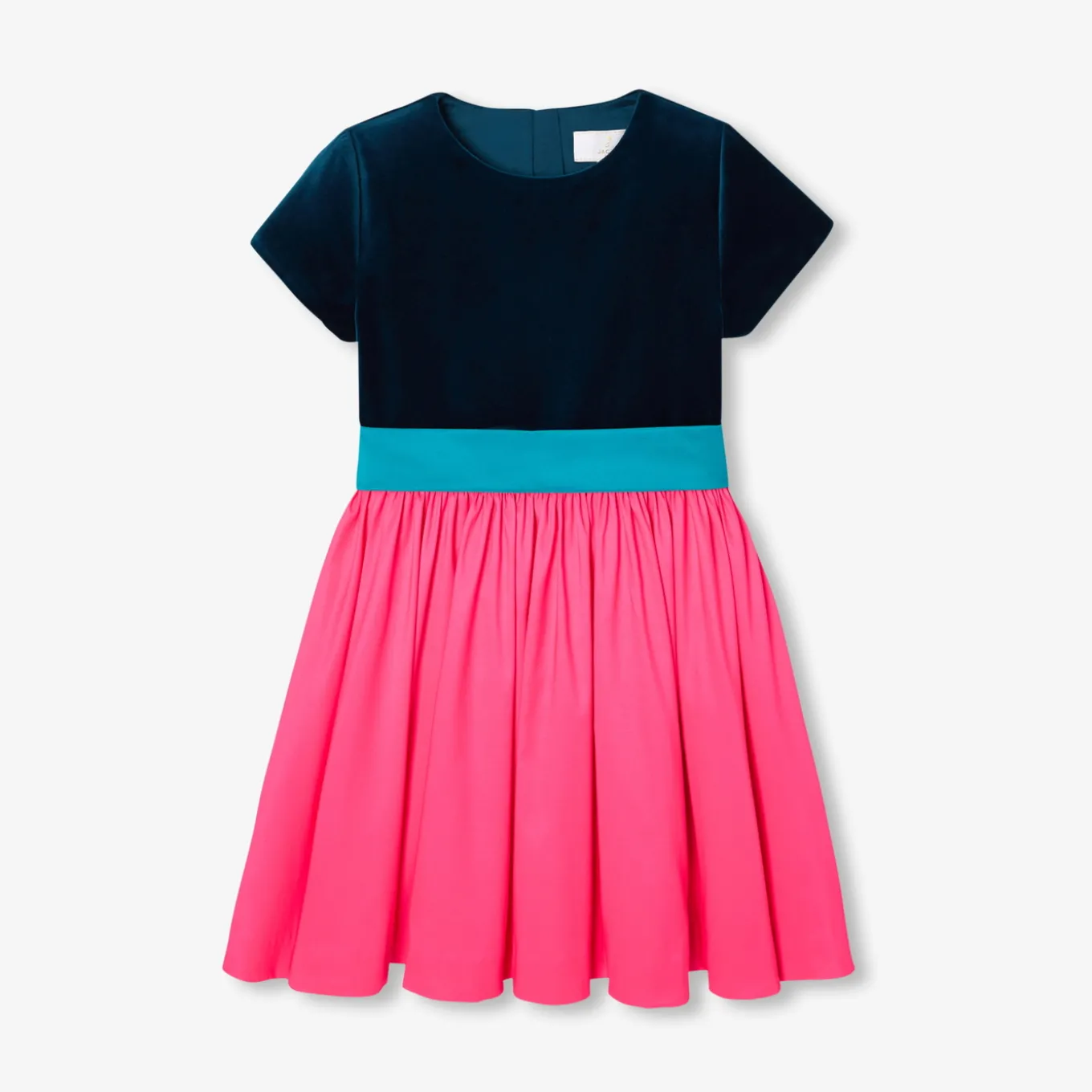 Girl color block dress