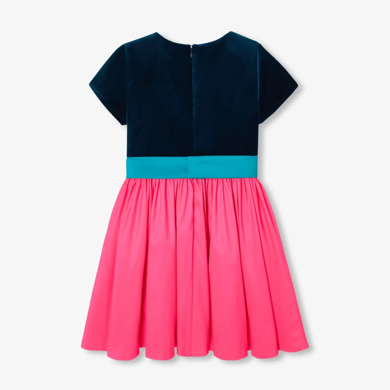Girl color block dress