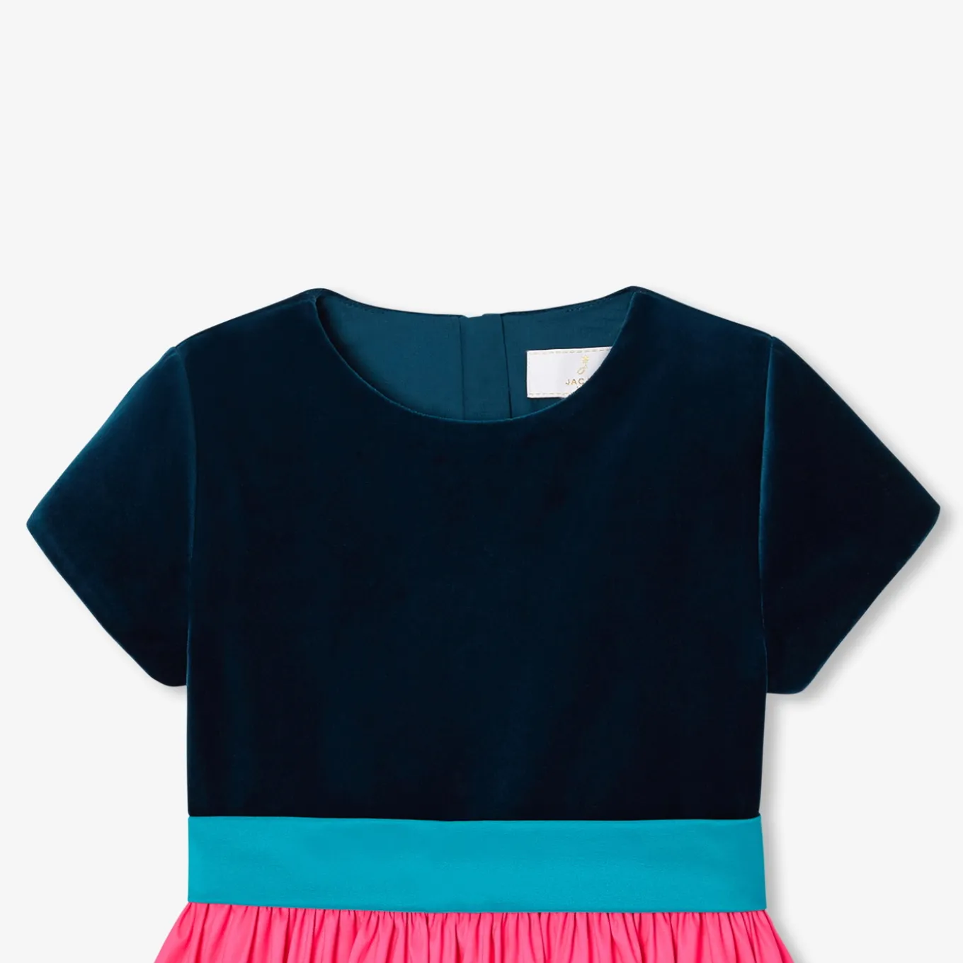 Girl color block dress