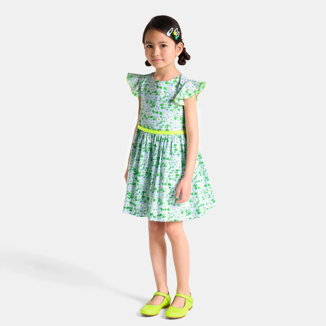 Girl dress in Liberty fabric