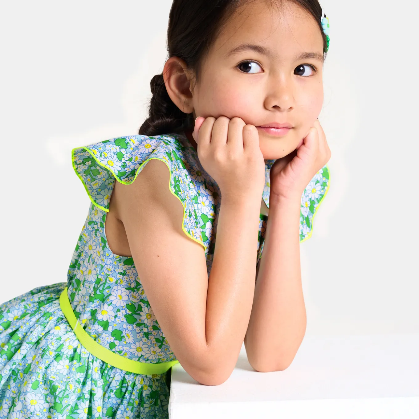 Girl dress in Liberty fabric