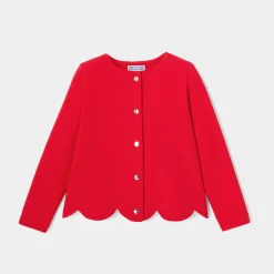 Girl fleece cardigan