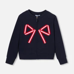 Girl fleece cardigan