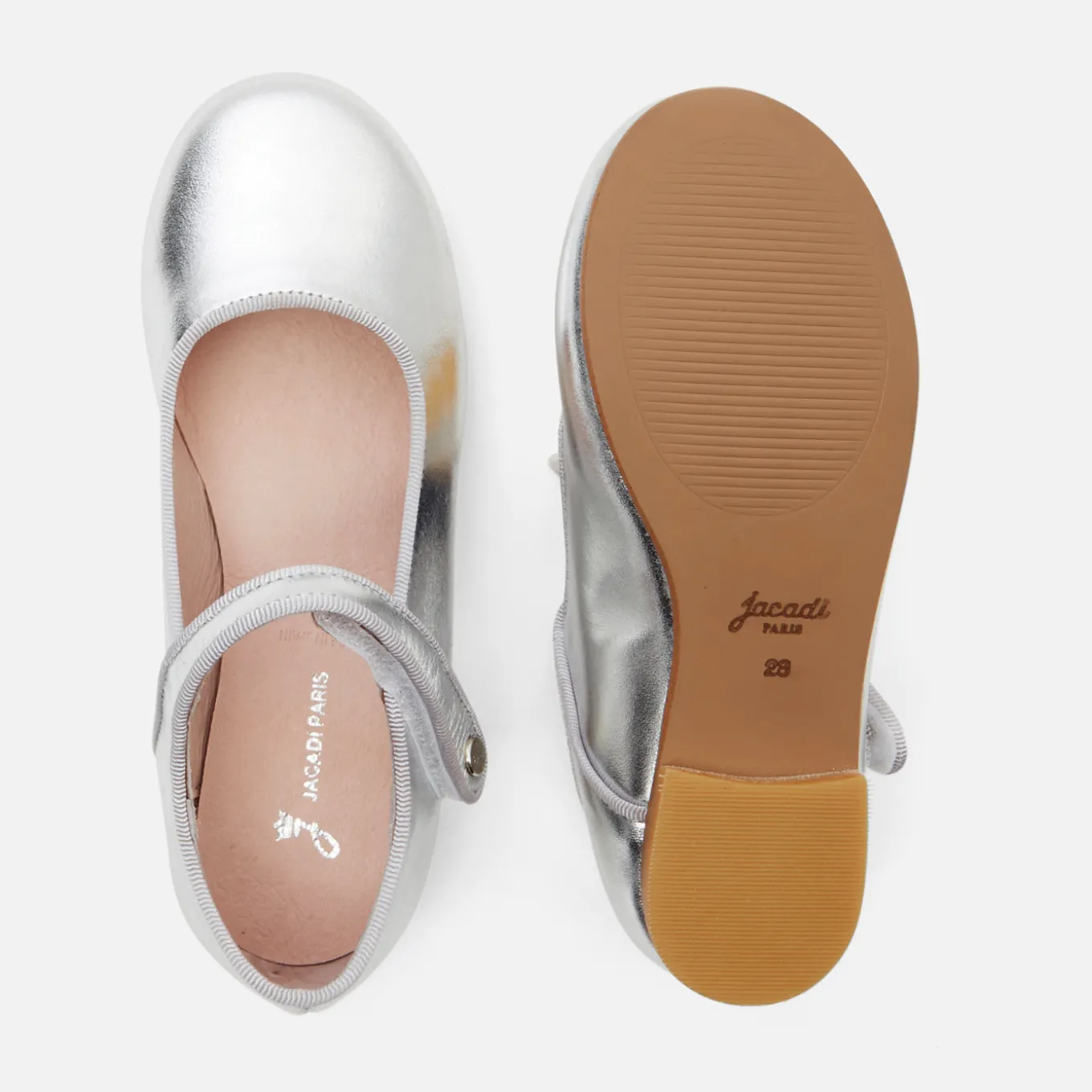 Girl glazed leather Mary Janes