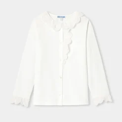 Girl' jersey blouse
