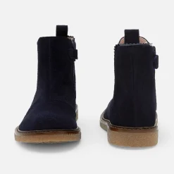 Girl leather boots