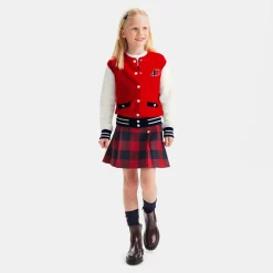 Girl maxi check skirt