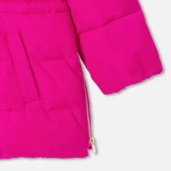 Girl mid-length padded jacket