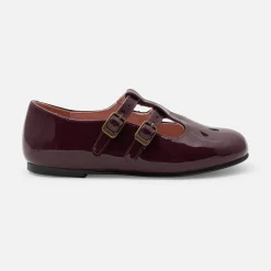 Girl patent leather t-bar shoes