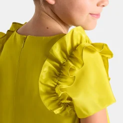 Girl taffeta top