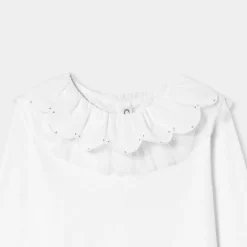 Girl T-shirt with a collar