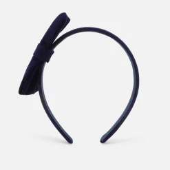 Girl velvet bow headband
