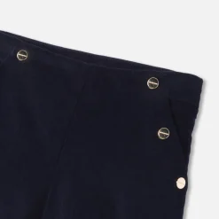 Girl velvet shorts