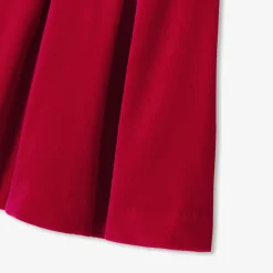 Holiday velvet baby dress