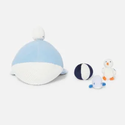 Whale activity plush toy
