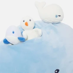 Whale activity plush toy